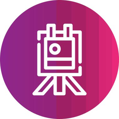 Robot simgesinin vektör illüstrasyonu