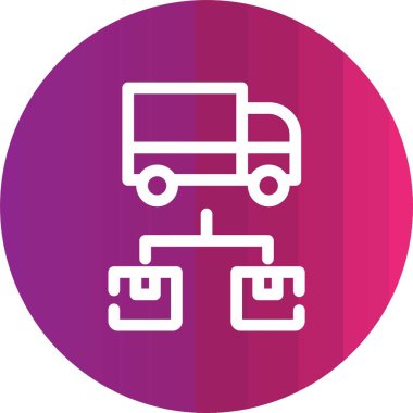 Modern oto tamir simgesinin vektör illüstrasyonu