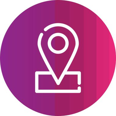 vektör gps konumu ico
