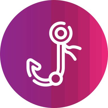 çapa simgesi vektör illüstrasyonu