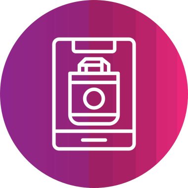 Vektör illüstrasyonu, simge ögesi biçimi