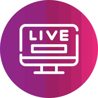 canlı simge, vektör illüstrasyonu