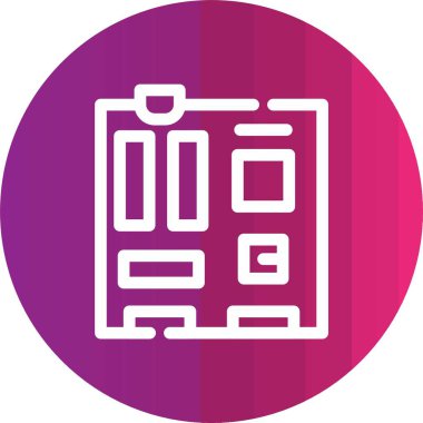 seo modern simgesinin vektör illüstrasyonu