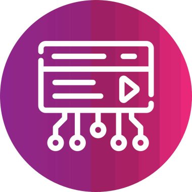 seo modern simgesinin vektör illüstrasyonu