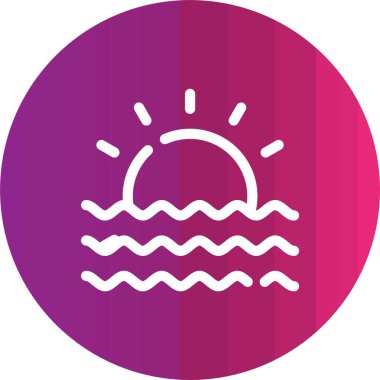 Modern b 'nin vektör illüstrasyonunda su ikonu yok