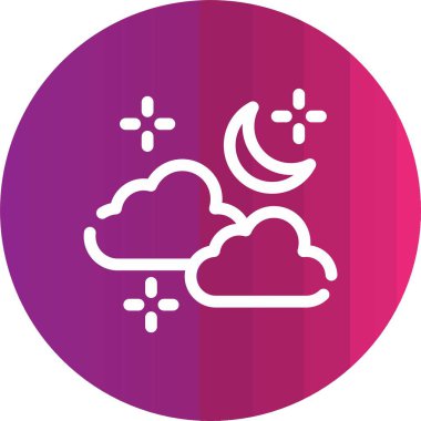 güzel bulut vektörü vektörü