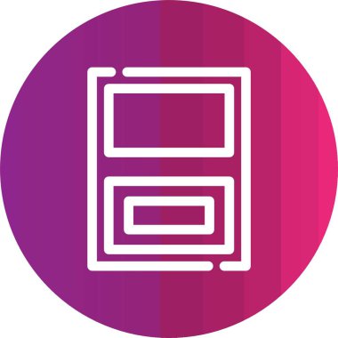 Benzersiz kitap vektörü simgesi