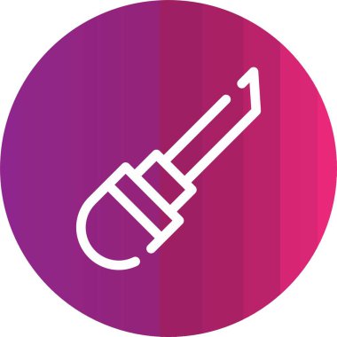 Bir kürek simgesinin vektör çizimi