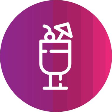 Gıda modern simgesinin vektör çizimi