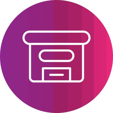 Modern b 'nin vektör illüstrasyonu eksik simgesi