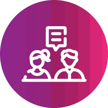 Modern simgenin vektör illüstrasyonu