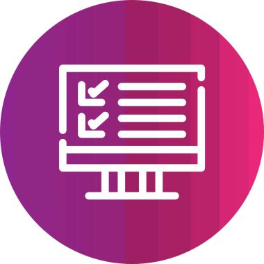 Dosya simgesinin vektör illüstrasyonu