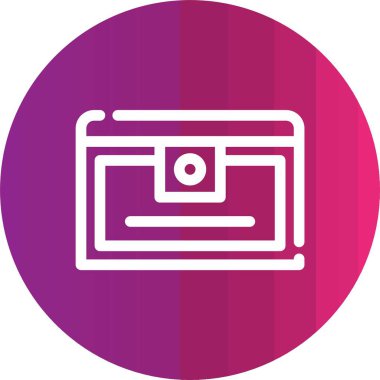 vektör lcd simgesi illüstrasyonu