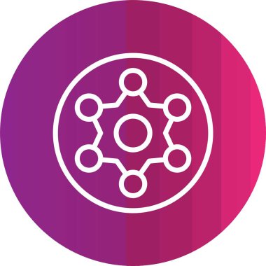 Seo simgesinin vektör illüstrasyonu