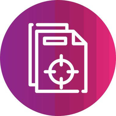 Belgenin vektör illüstrasyonu