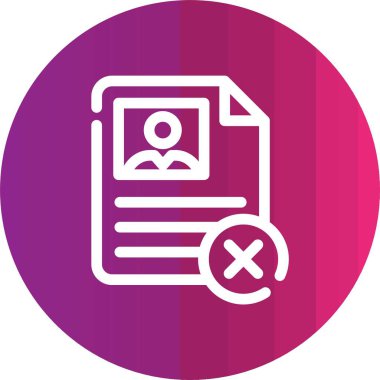 Belge simgesinin vektör illüstrasyonu