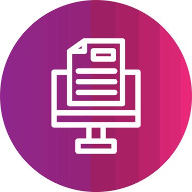 vektör belgesi ico illüstrasyonu