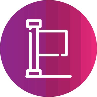 Yapı simgesinin vektör illüstrasyonu