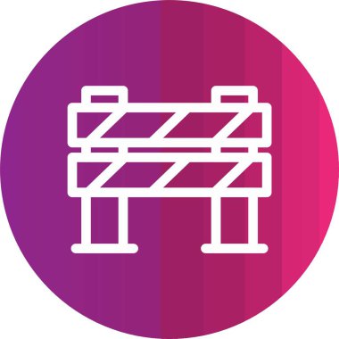 Bariyer simgesi, basit tarzı