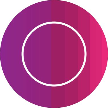 Dairesel grafik simgesinin vektör illüstrasyonu