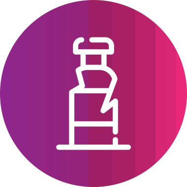 Su bırakma simgesinin vektör illüstrasyonu