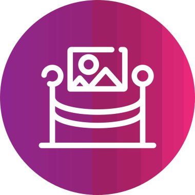 Bir bank simgesinin vektör illüstrasyonu