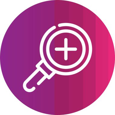 Benzersiz arama vektörü simgesi