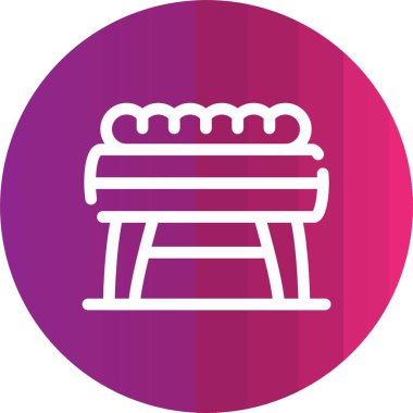 Kişisel ve ticari kullanım için bank vektör simgesi simgesi vektör çizimi..