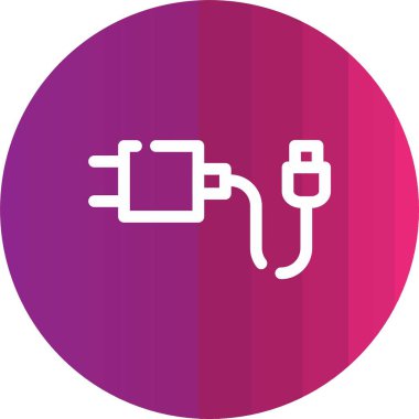 Benzin istasyonu simgesinin vektör illüstrasyonu