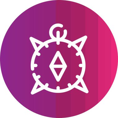 Bir yıldız simgesinin vektör illüstrasyonu