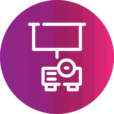 vektör lcd simgesi illüstrasyonu