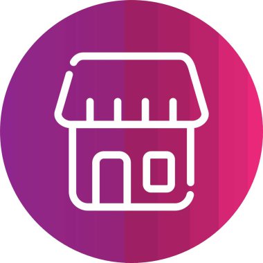 Alışveriş. Web simgesi basit illüstrasyon