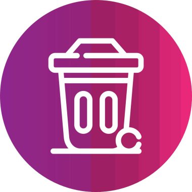 vektör çöp kutusu ico