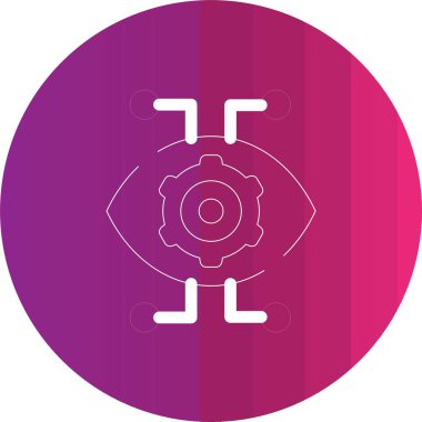 Güzel pusula vektör çizgisi simgesi