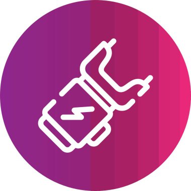 Tek bir simgenin vektör illüstrasyonu