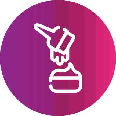 Gıda simgesinin vektör illüstrasyonu