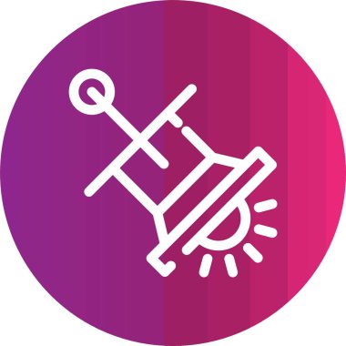 Bir alışveriş poşeti simgesinin vektör çizimi