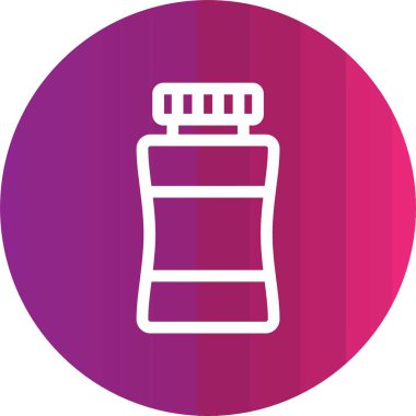 şişe simgesi vektör illüstrasyonu