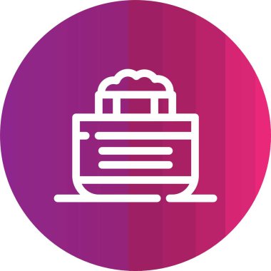 Gıda simgesinin vektör illüstrasyonu