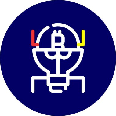 Kablo simgesinin vektör illüstrasyonu