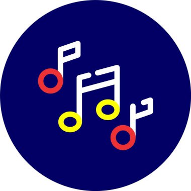 vektör müzik Not simgesi