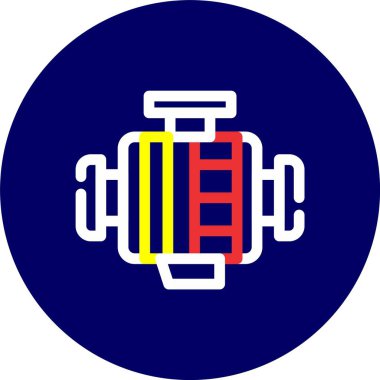 Bir çan simgesinin vektör illüstrasyonu