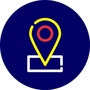 Vektör Konum pin simgesi