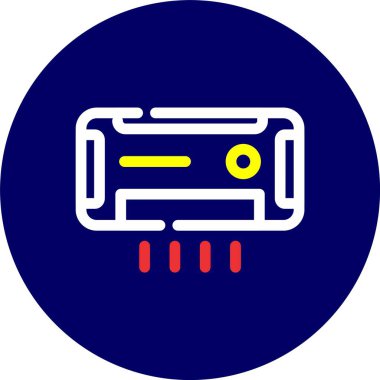 Modern b 'nin vektör illüstrasyonunda makinenin eksik simgesi