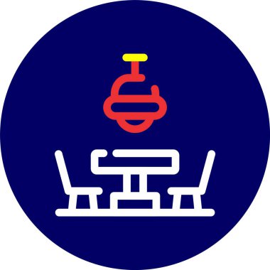 Vektör Koltuğu Simgesi illüstrasyonu