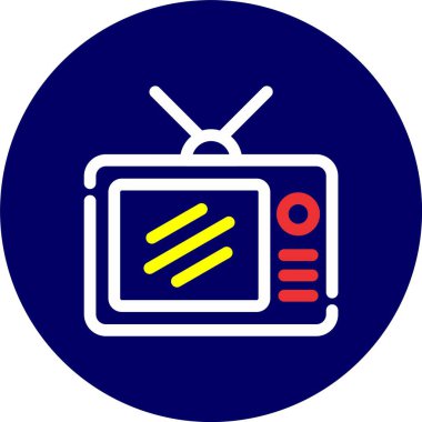 vektör tv simgesi