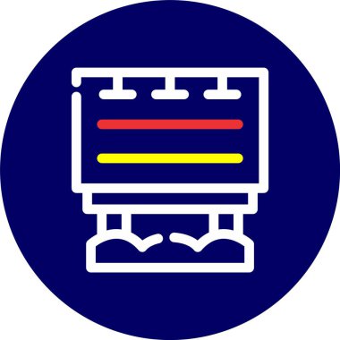 Modern simgenin vektör illüstrasyonu