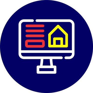 Vektör Ev simgesi illüstrasyonu