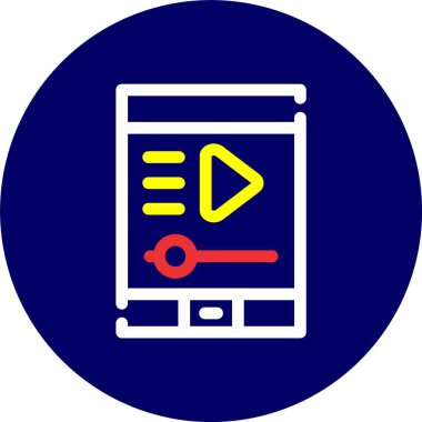 Çizim monitörü simgesi, vektör