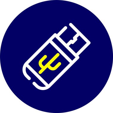 Sigara simgesinin vektör illüstrasyonu